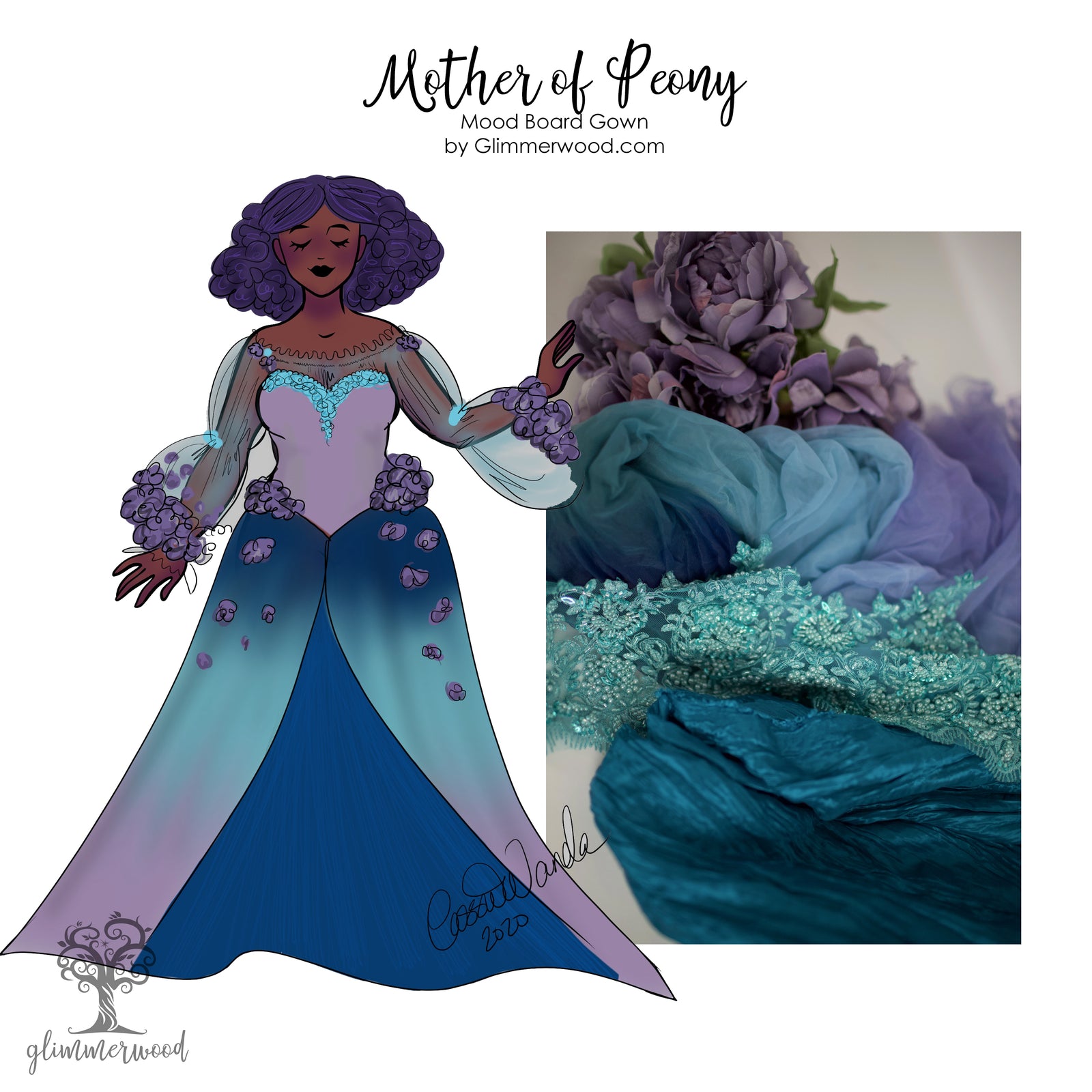 2020 Mood Board Gown Archive