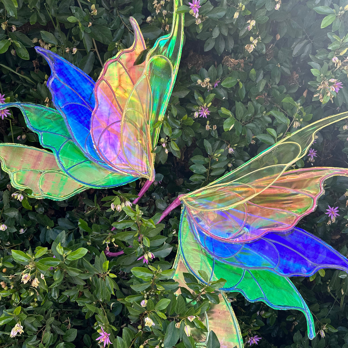 Inspired Gown featuring Hello Faerie&#39;s Rainbow Wings