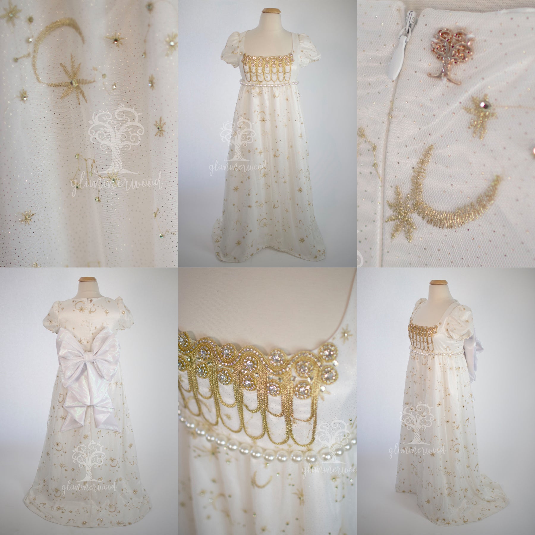 Glimmerwood Moondust and Pearl Customized Promenade to the Moon Gown 