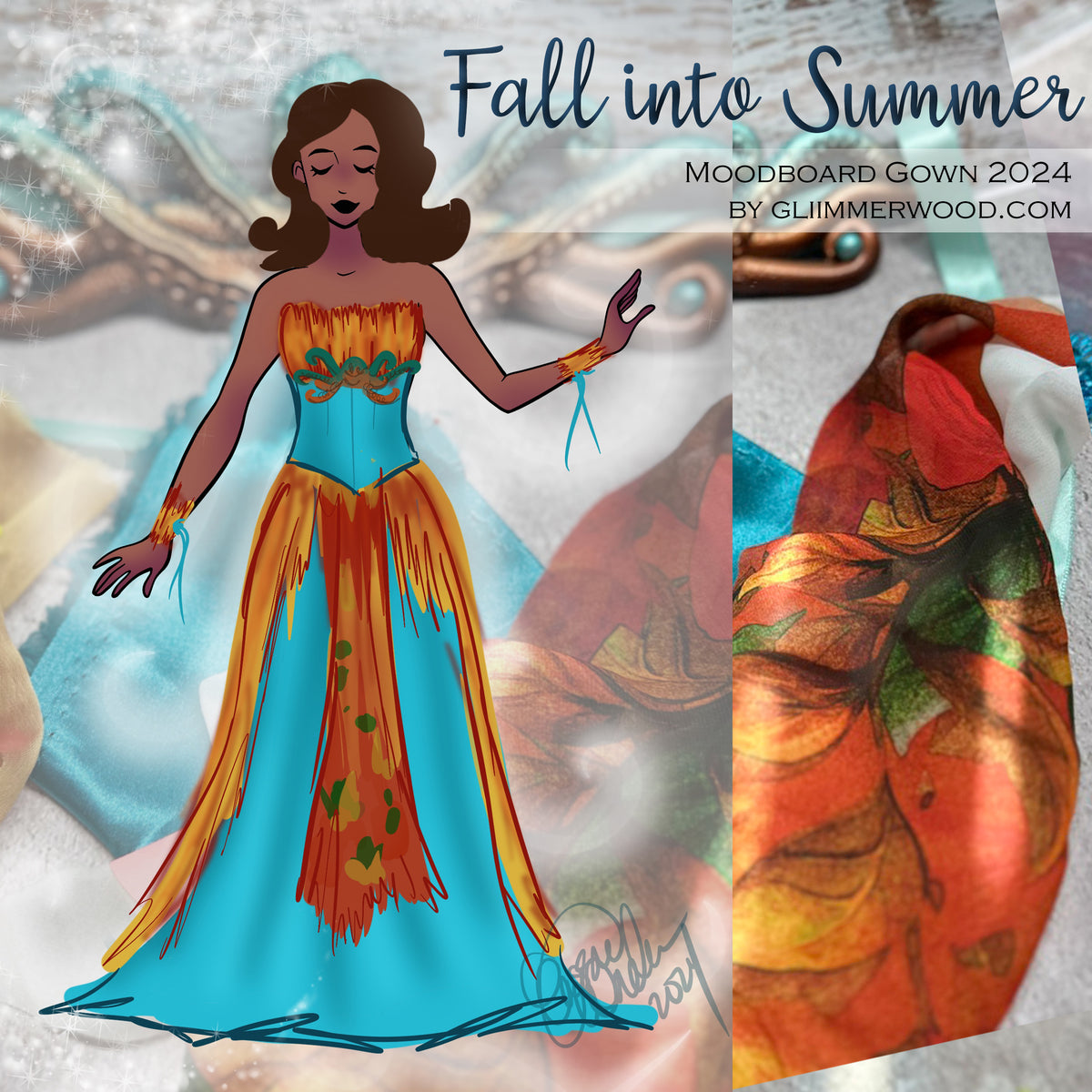 Fall into Summer: Made to Measure 2024 Moodboard Gown