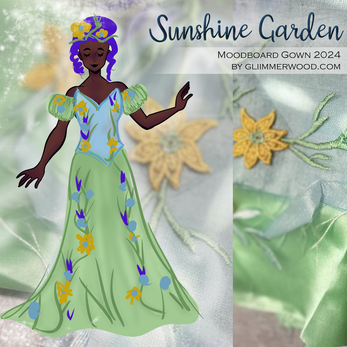 Sunshine Garden: Made to Measure 2024 Moodboard Gown