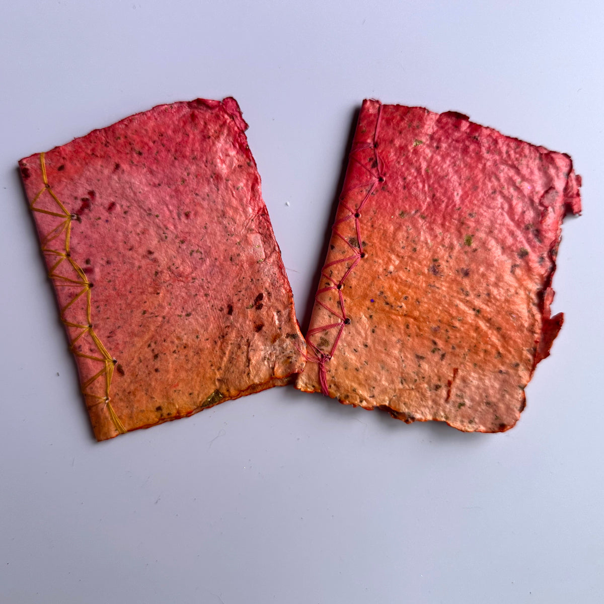 Fire Dragonskin Journal 3x4&quot;