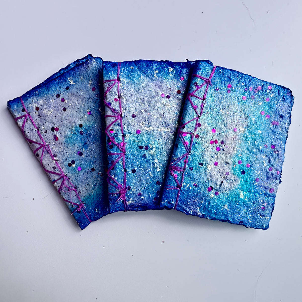 Sparkle Hydrangea Dragonskin Journal 3x4&quot;