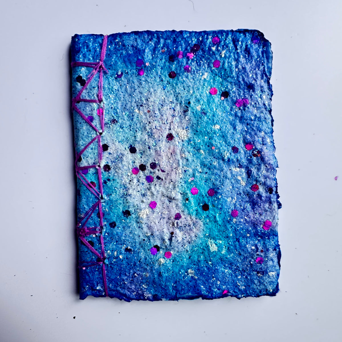 Sparkle Hydrangea Dragonskin Journal 3x4&quot;