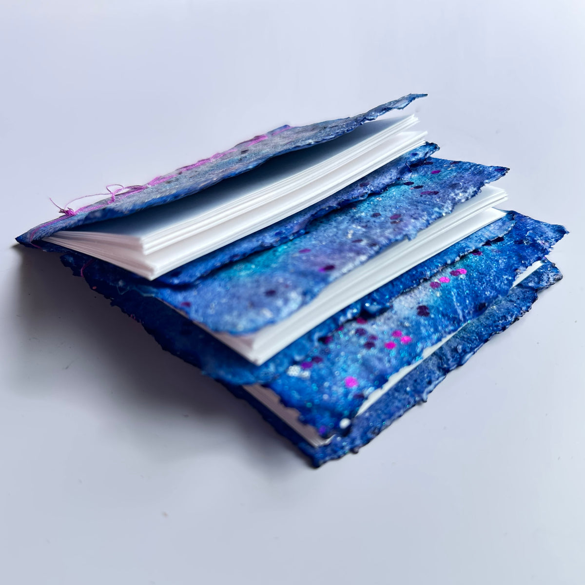 Sparkle Hydrangea Dragonskin Journal 3x4&quot;