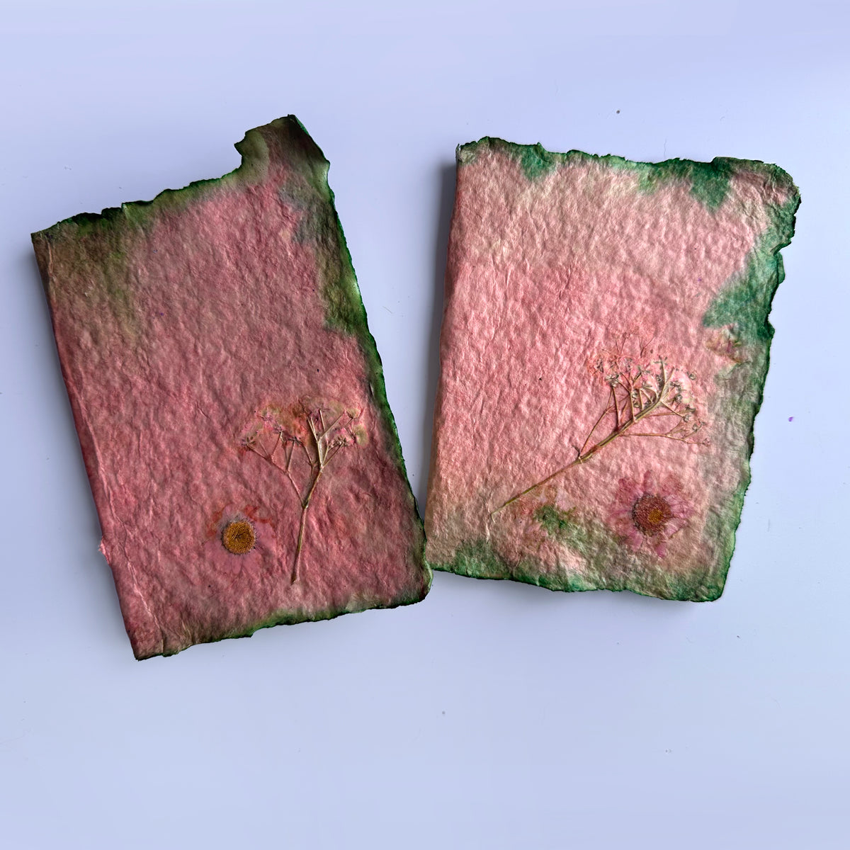 Pink and Green Flower Journal 4x6&quot;