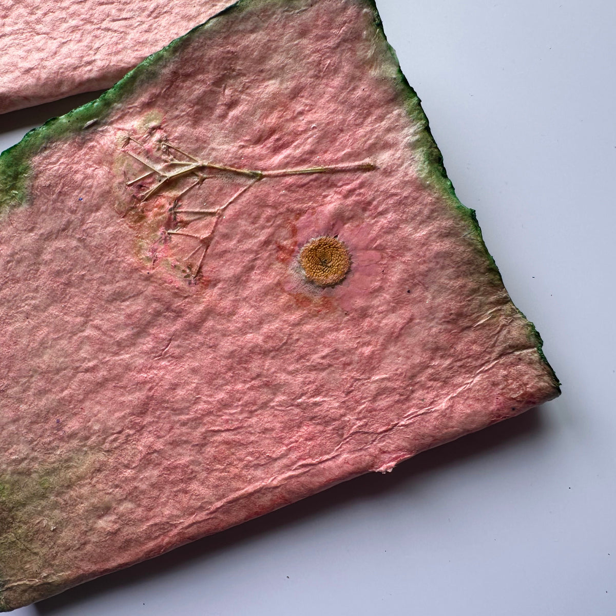 Pink and Green Flower Journal 4x6&quot;