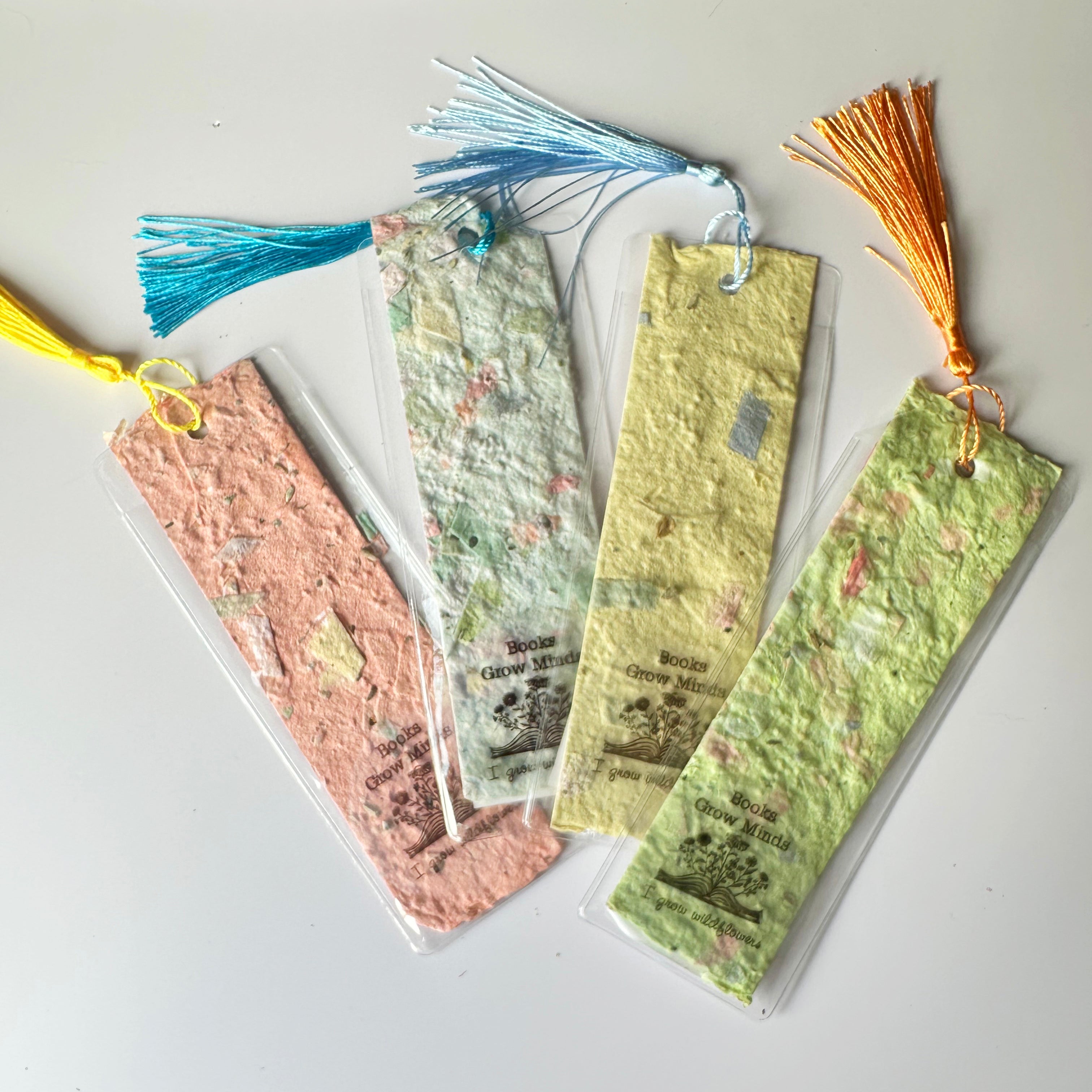 bookmarks with flower seeds Confetti Flower Seed Bookmarks