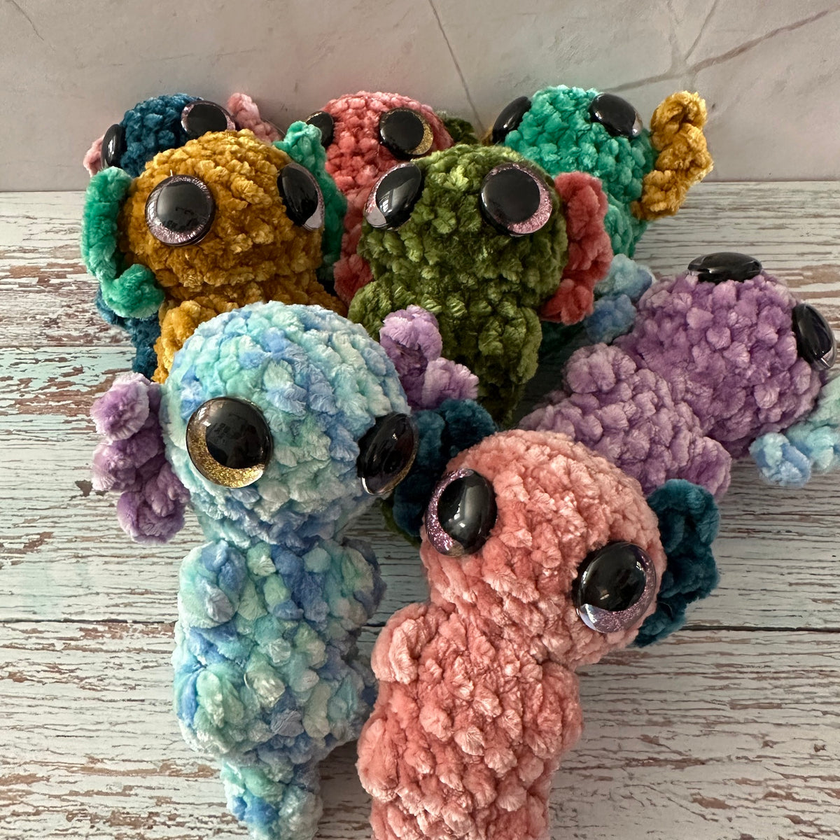 Crocheted Axolotyl