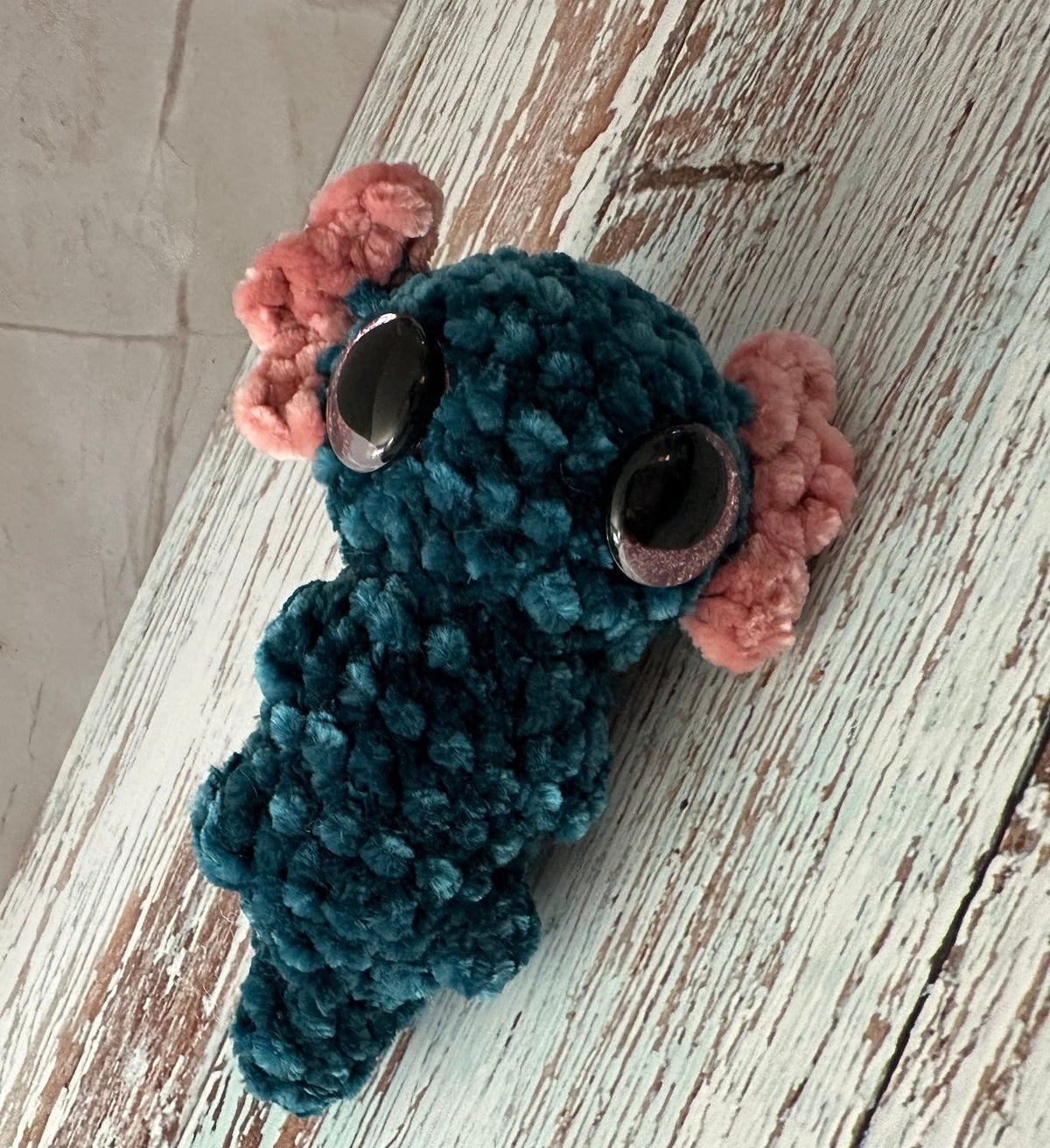 Crocheted Axolotyl