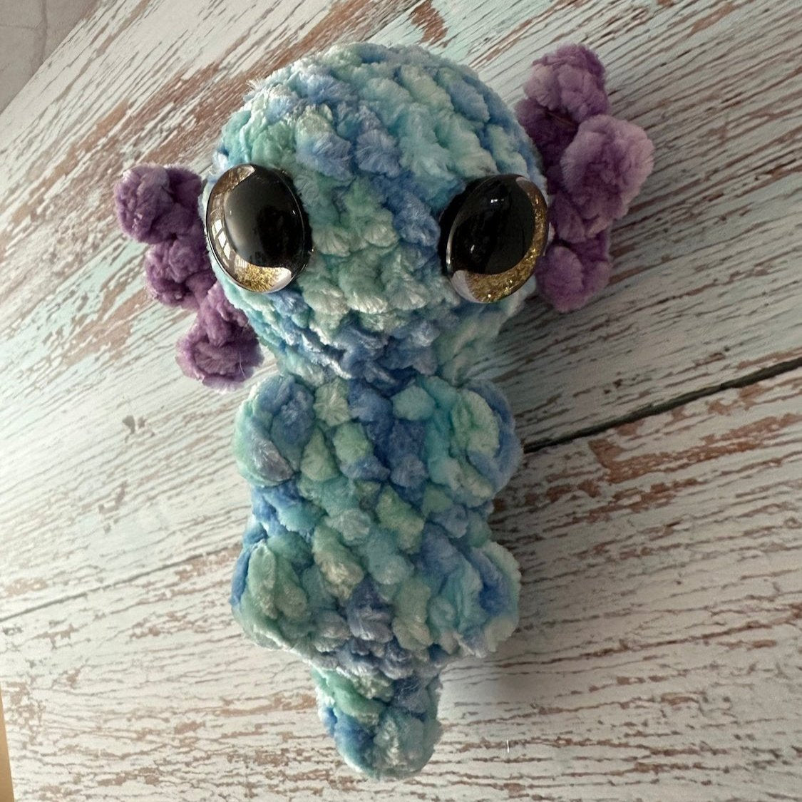 Crocheted Axolotyl