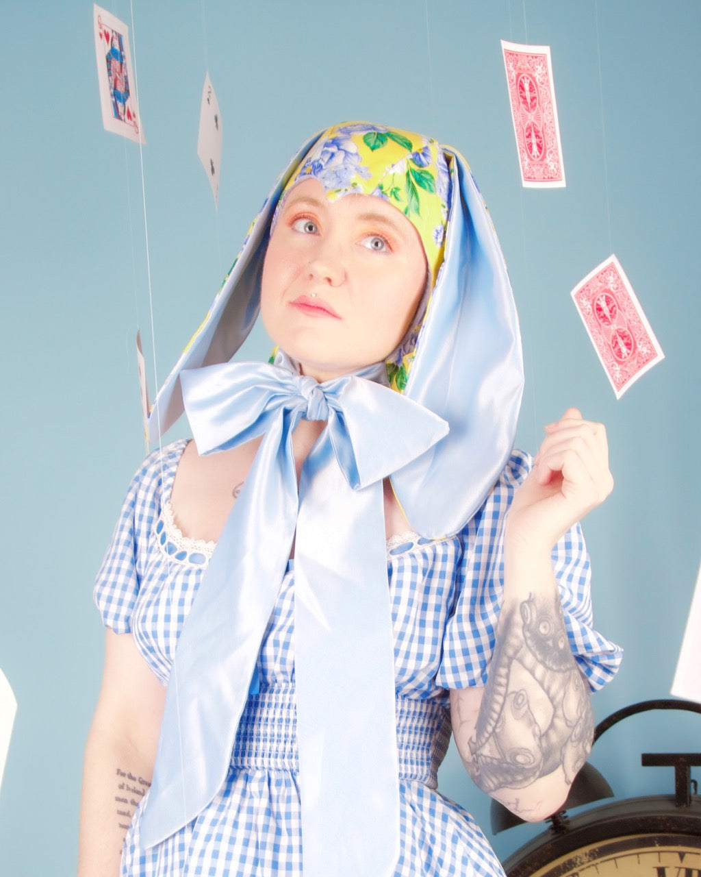 Yellow & Blue Bunny Bonnet