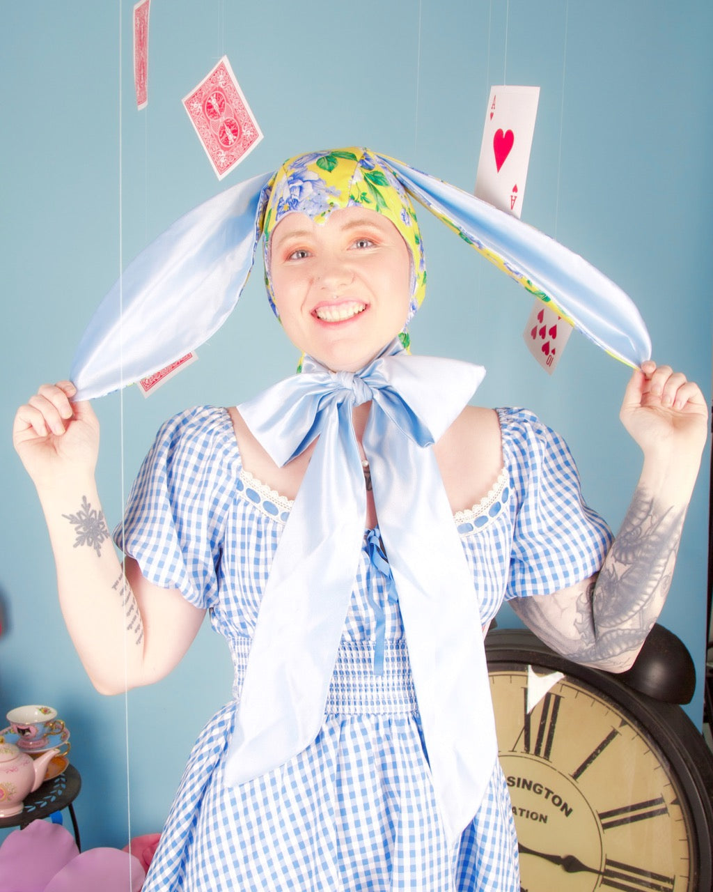 Yellow & Blue Bunny Bonnet