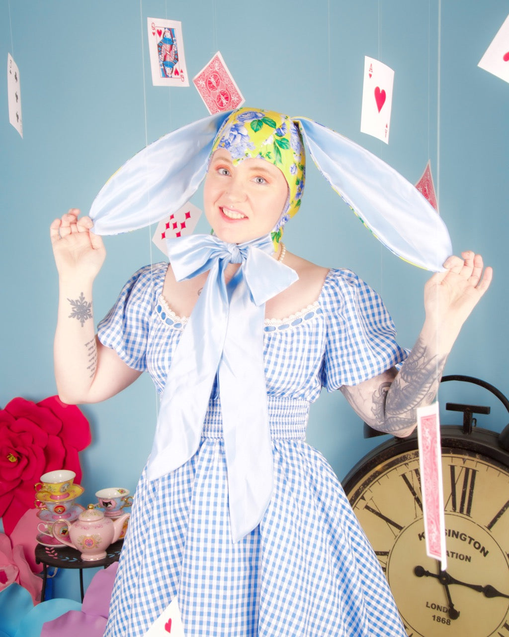 Yellow & Blue Bunny Bonnet