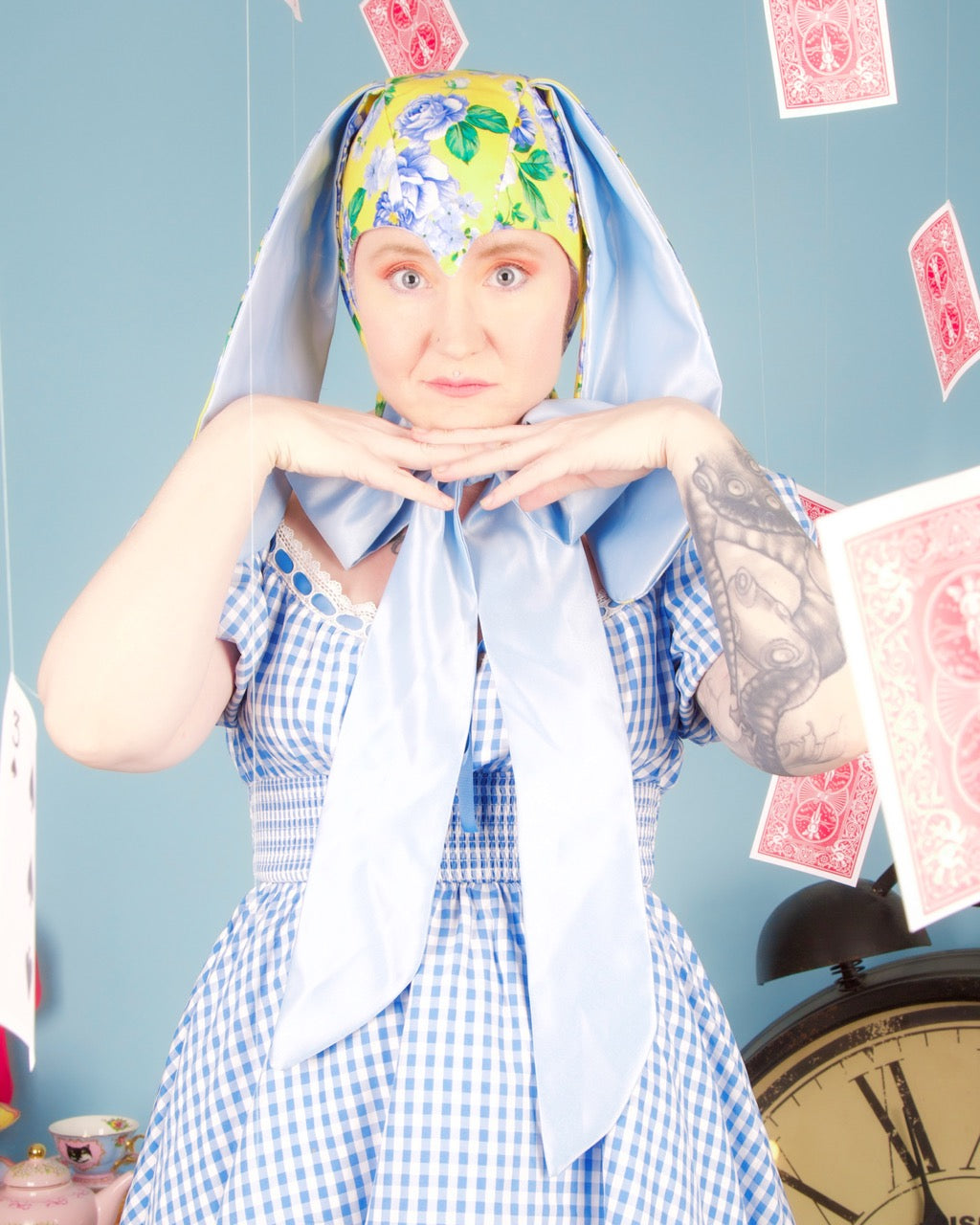 Yellow & Blue Bunny Bonnet