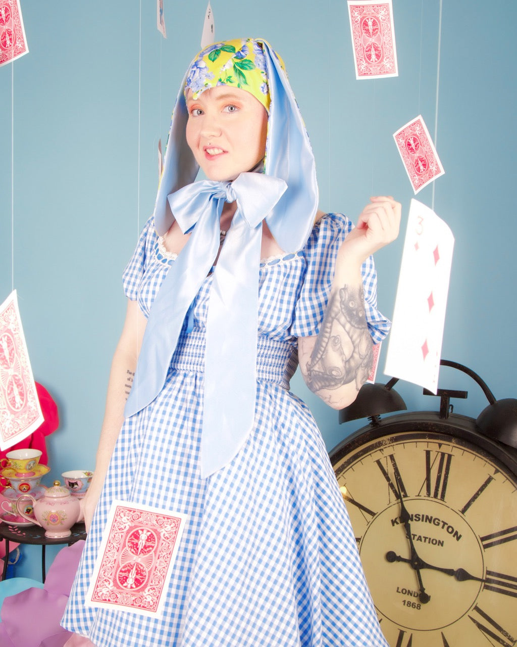 Yellow & Blue Bunny Bonnet