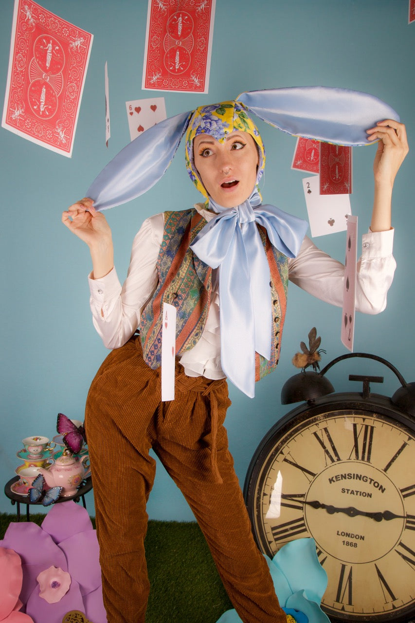 Yellow & Blue Bunny Bonnet