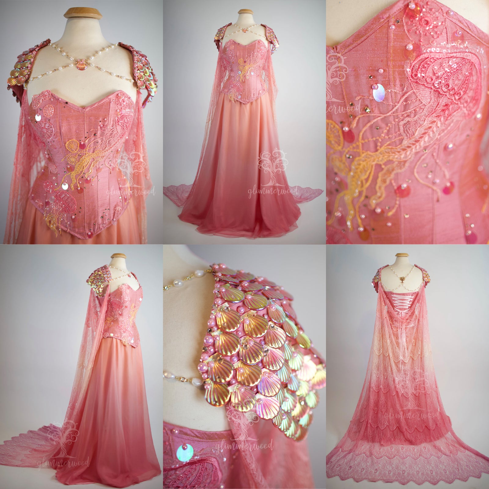 Glimmerwood Sunset Jellyfish Gown