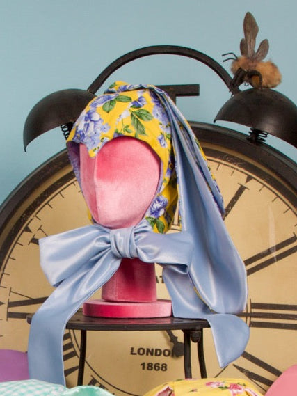 Yellow & Blue Bunny Bonnet