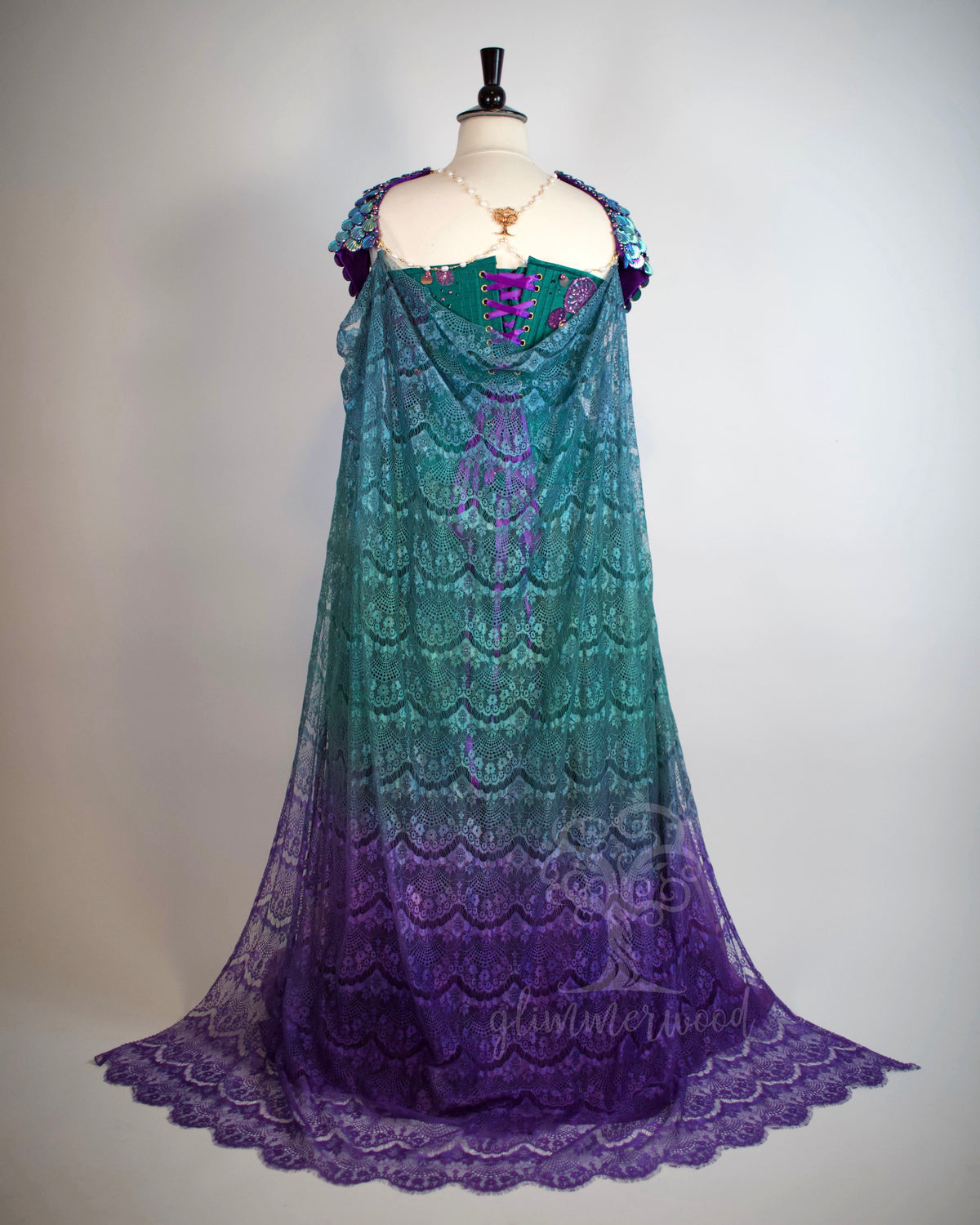 Gemstone Siren Scale Cape - One of a Kind - Sample Sale