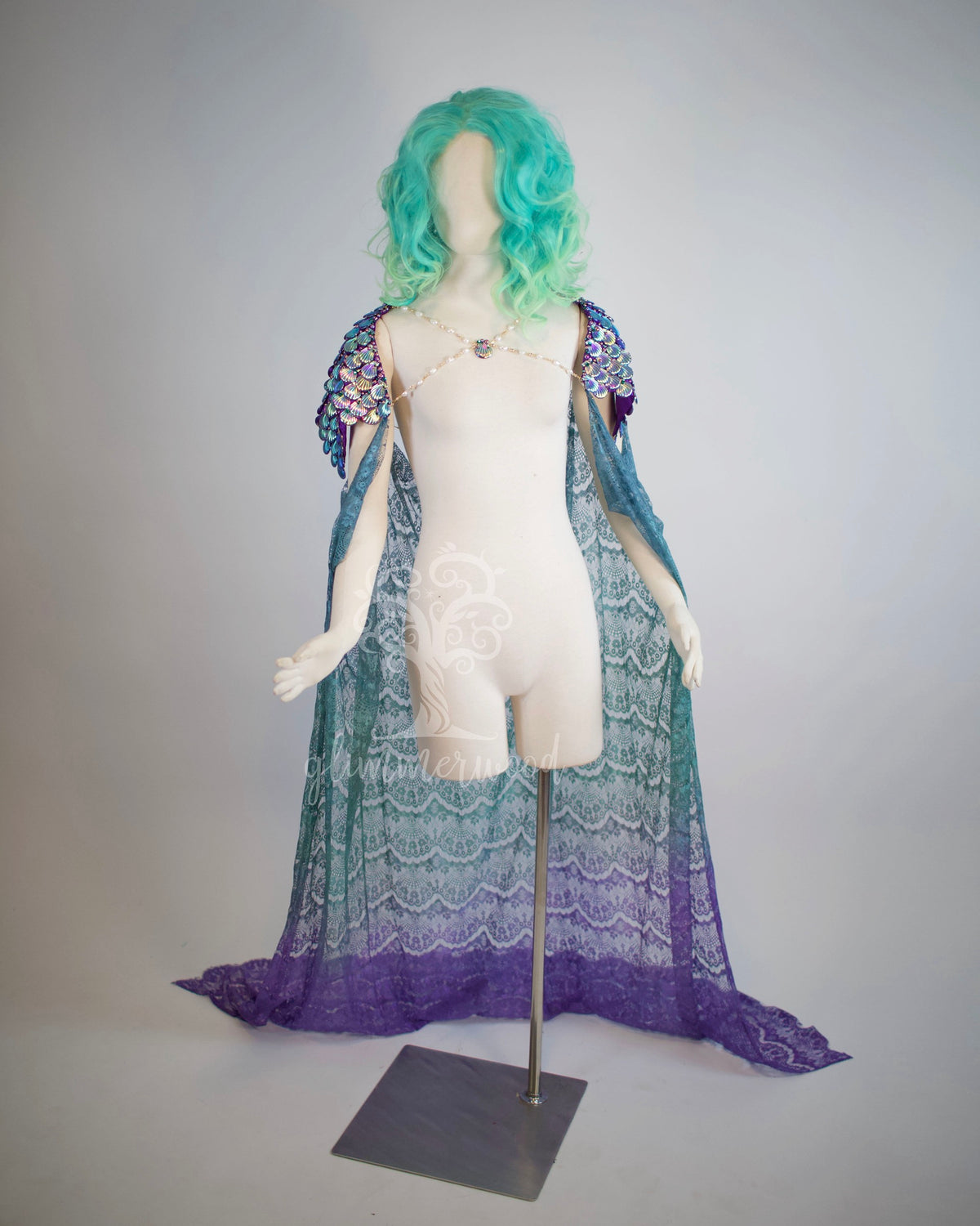 Gemstone Siren Scale Cape - One of a Kind - Sample Sale