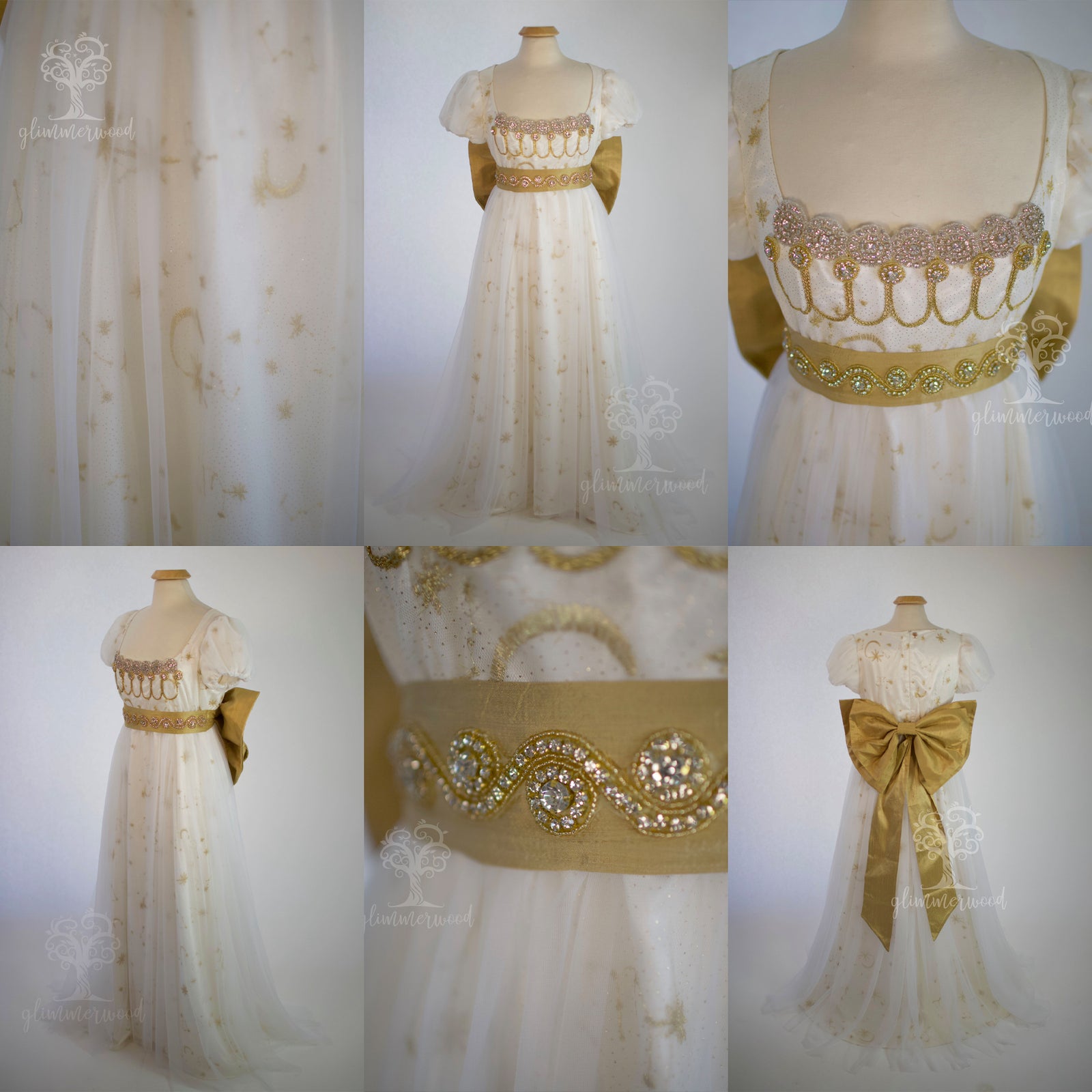 Glimmerwood Gilded Galaxy Customized Promenade to the Moon Gown 