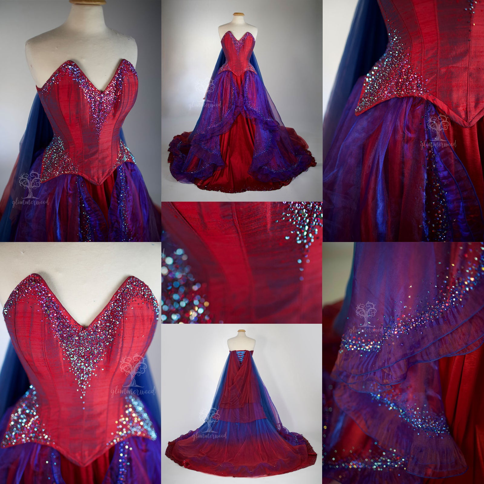 Glimmerwood Sunset Scarab Gown