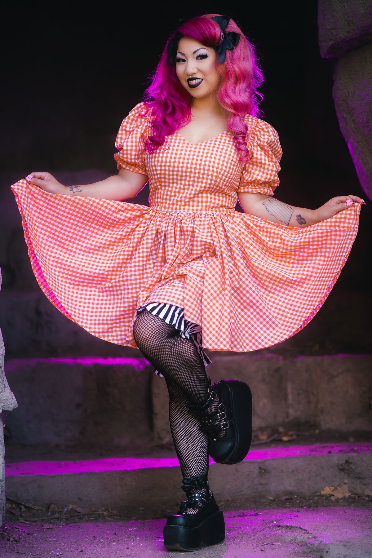 Pumpkin Tea Party Dress