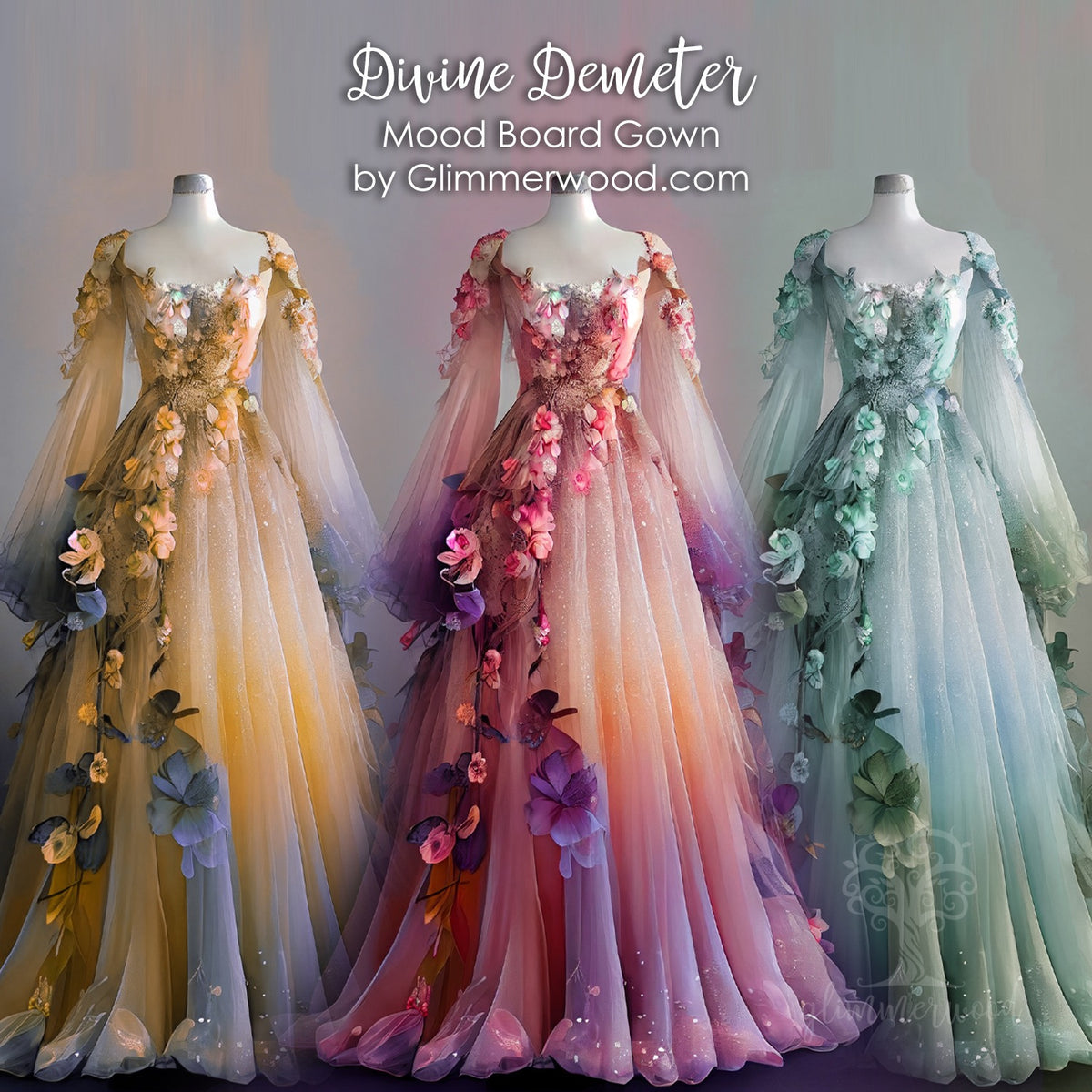Divine Demeter - Limited-Edition Mood Board Gown