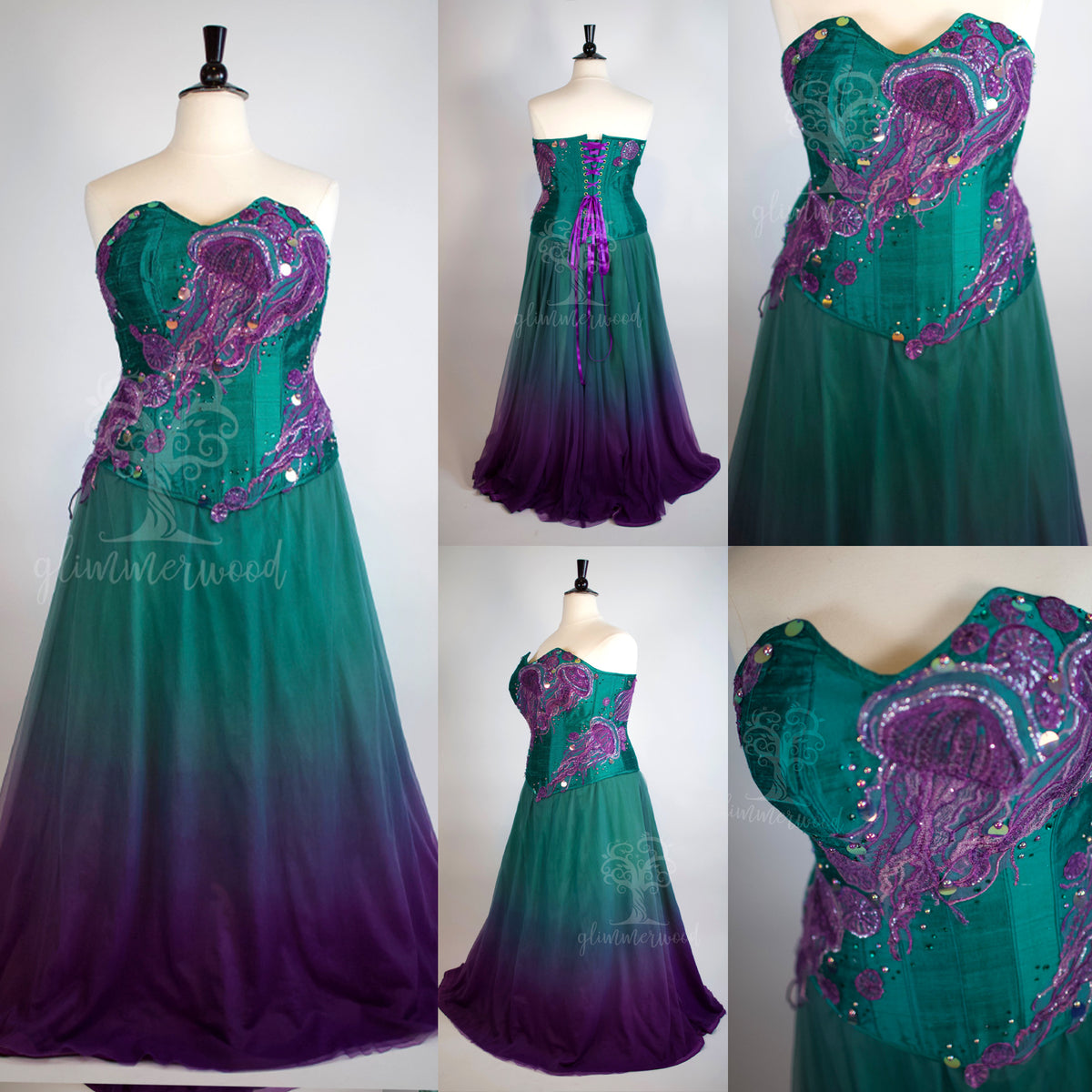 Custom Jellyfish Gown - Made to Order