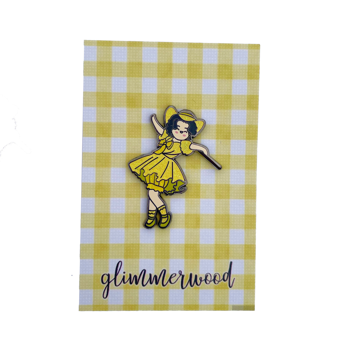 Lemonade Tea Party Girl Enamel Pin