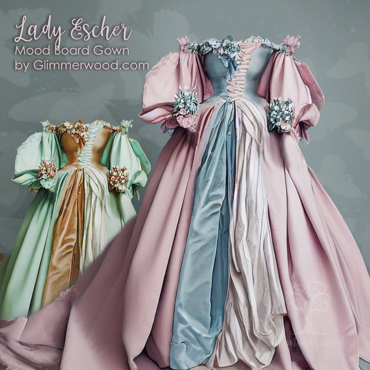 Lady Escher - Limited-Edition Mood Board Gown