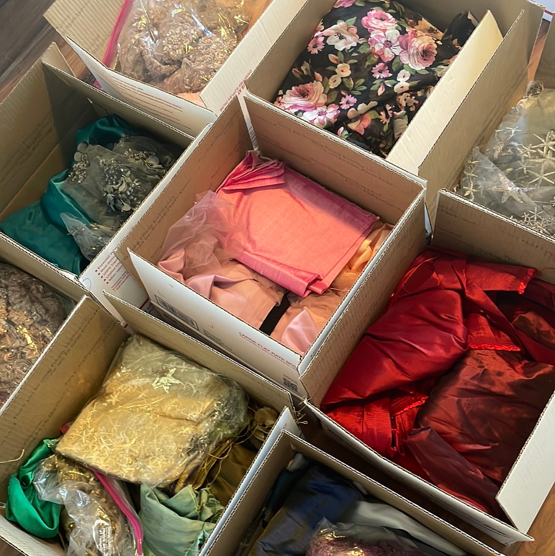 No Waste Mystery Fabric Boxes