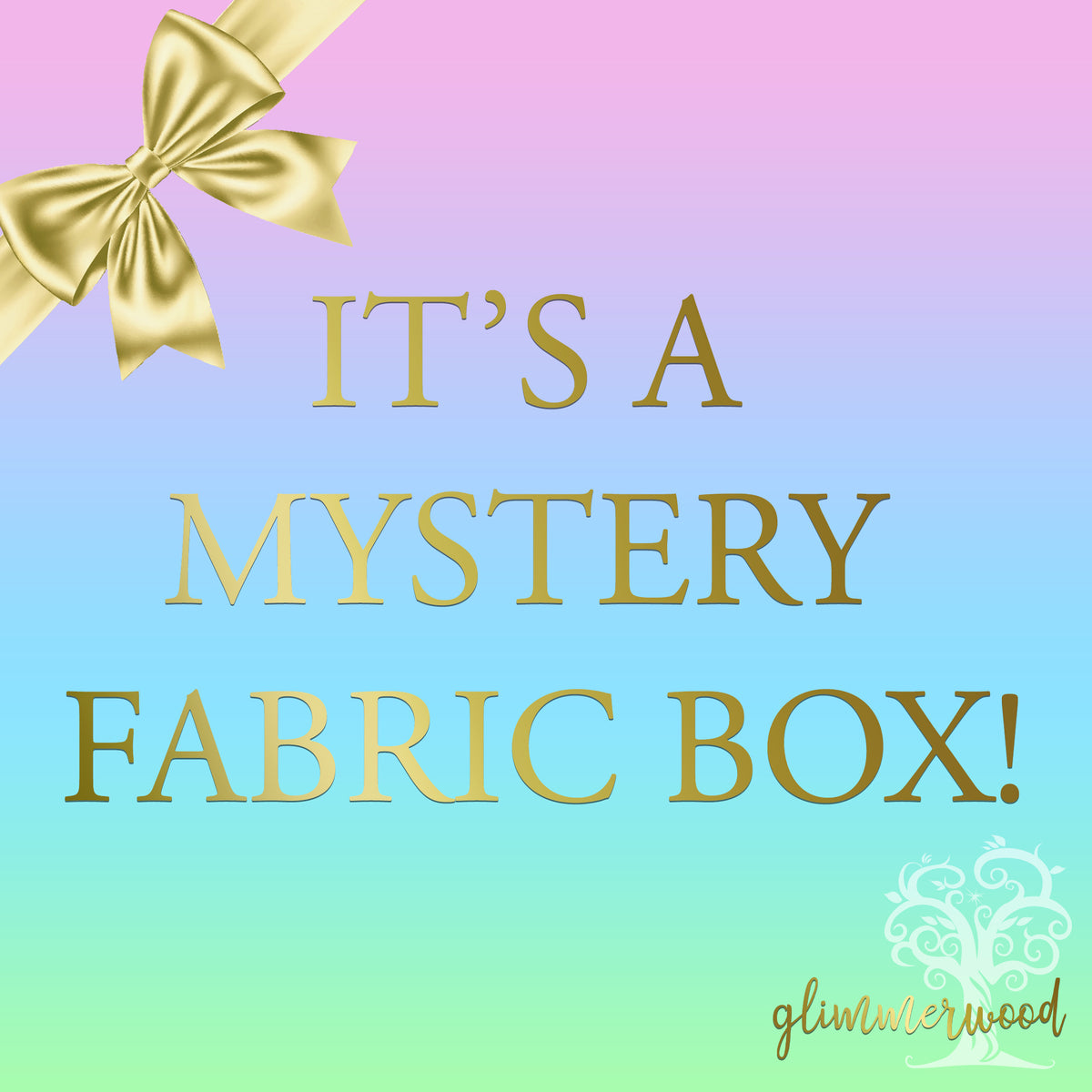 No Waste Mystery Fabric Boxes